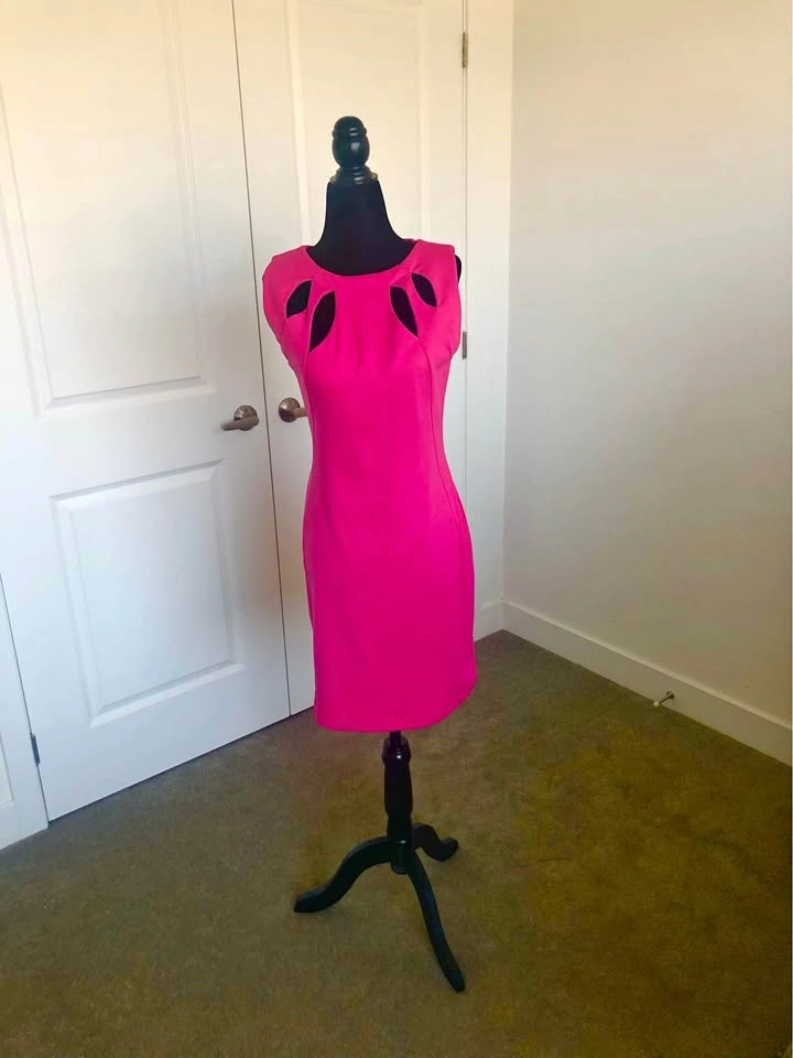 New Hot Pink Short Dress