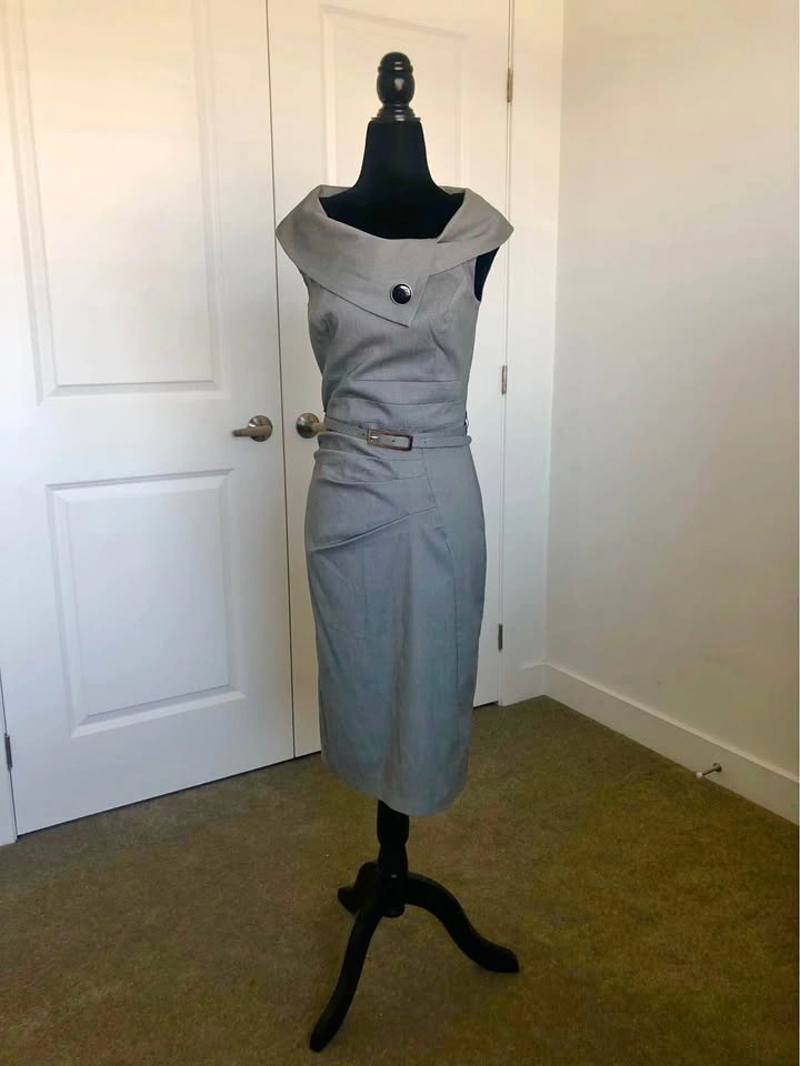 New Le Chatue Grey Dress
