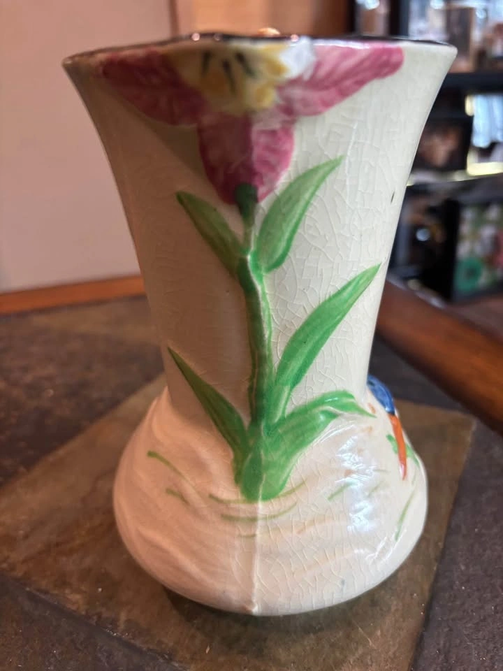 Antique Majolica Bird Jug Pitcher - photo 2