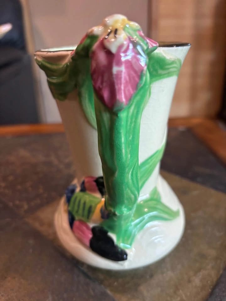 Antique Majolica Bird Jug Pitcher - photo 4