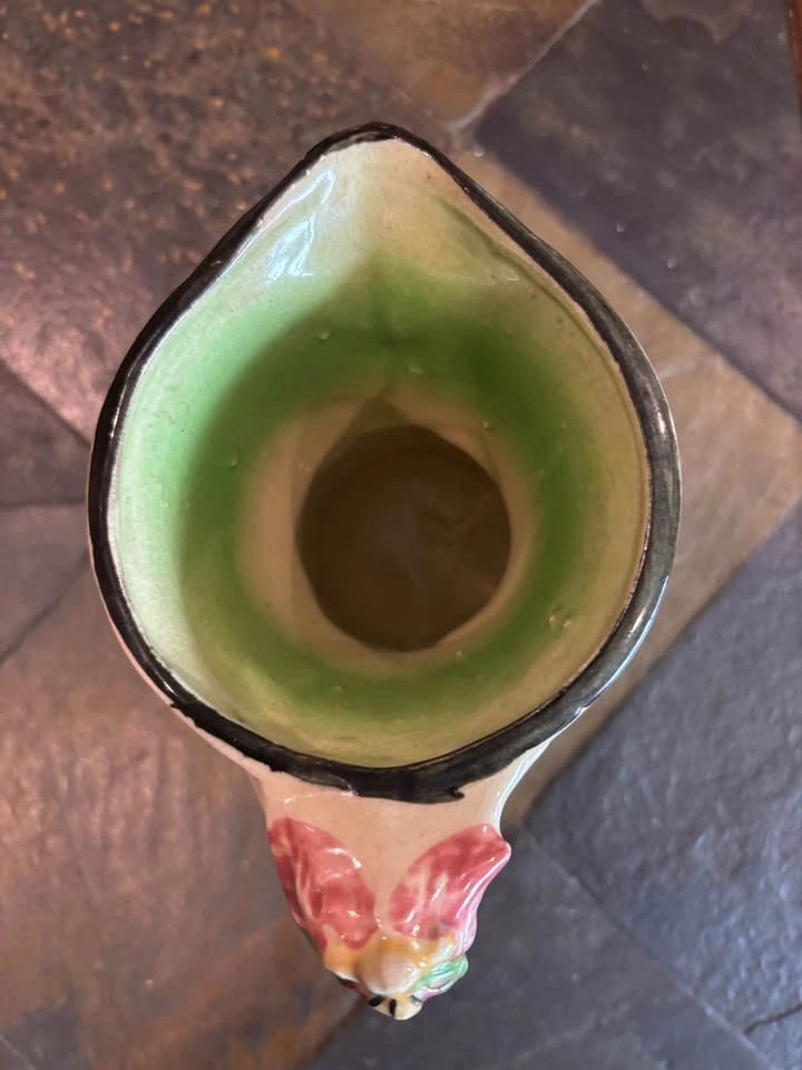 Antique Majolica Bird Jug Pitcher - photo 5