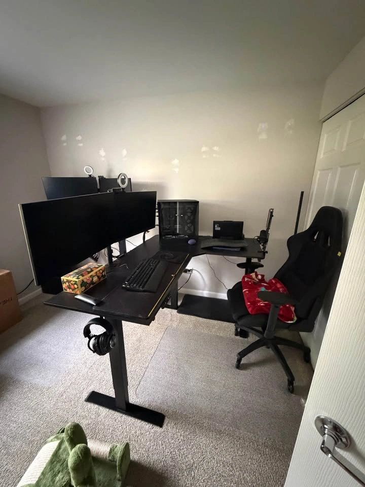 FEZIBO L-Shaped Electric Standing Desk - 63 Inch - photo 2