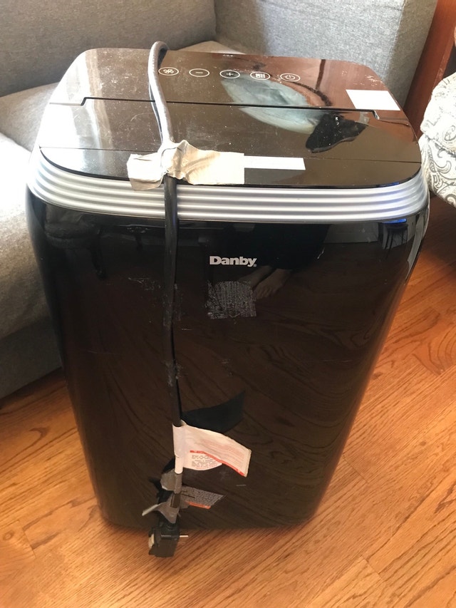 Black Air Conditioner