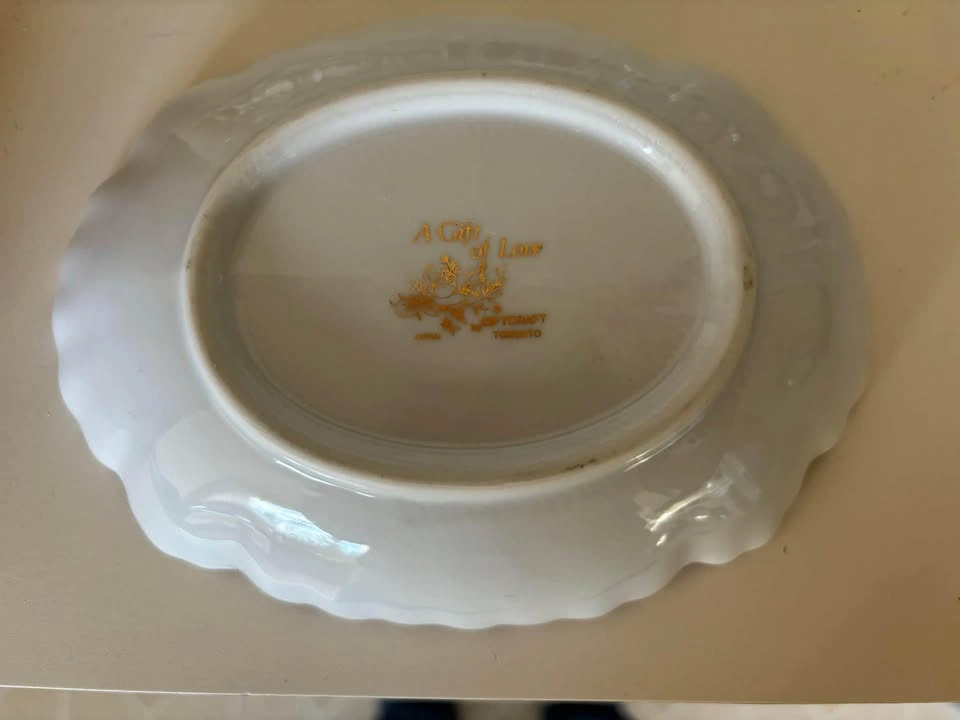 Vintage 40th Anniversary Georgian Fine China Plate - photo 2
