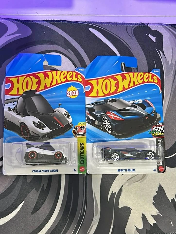 Hot Wheels - Pagani Zonda Cinque & Bugatti Bolide