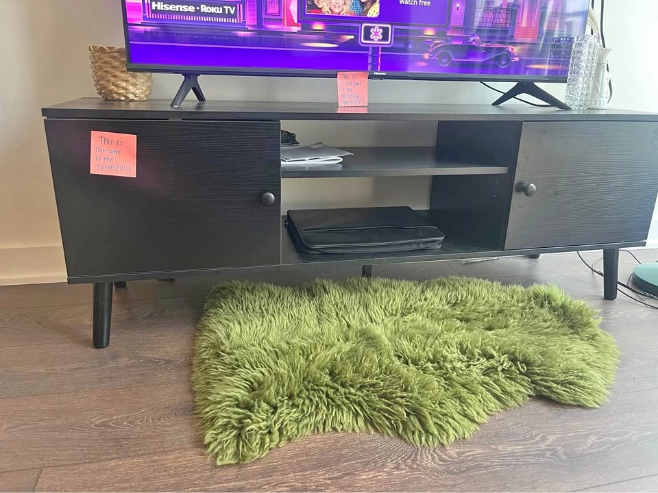 Black TV Stand