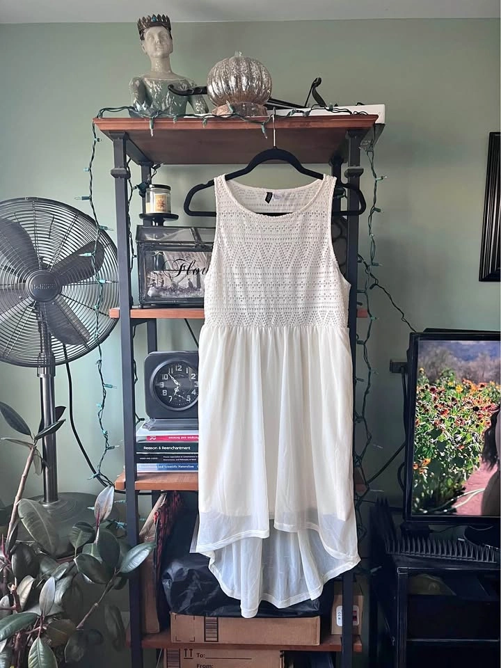 H&M Lace Hi-Lo Dress