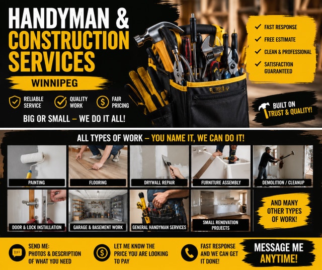 HANDYMAN / CONSTRUCTION SERVICES
