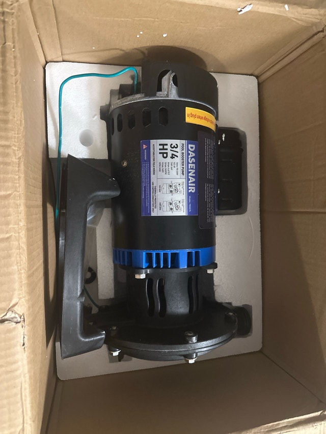DasenAir Pool Booster Pump 3/4 HP - photo 4