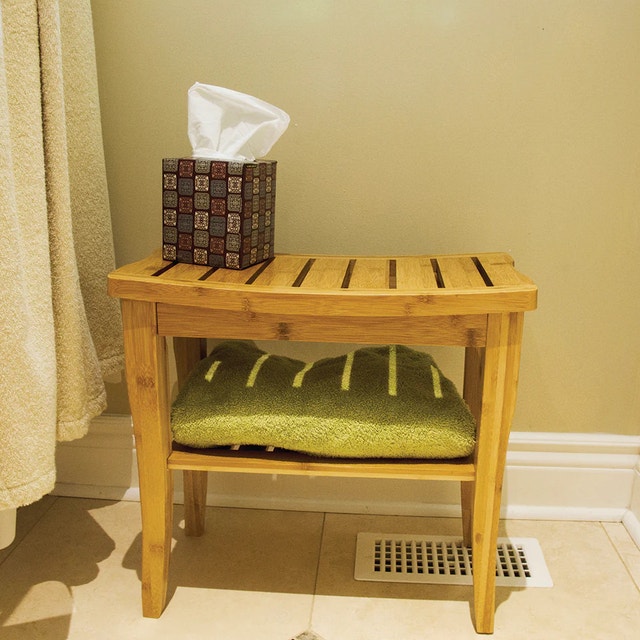 Bamboo Shower Bench – Durable & Stylish - photo 4