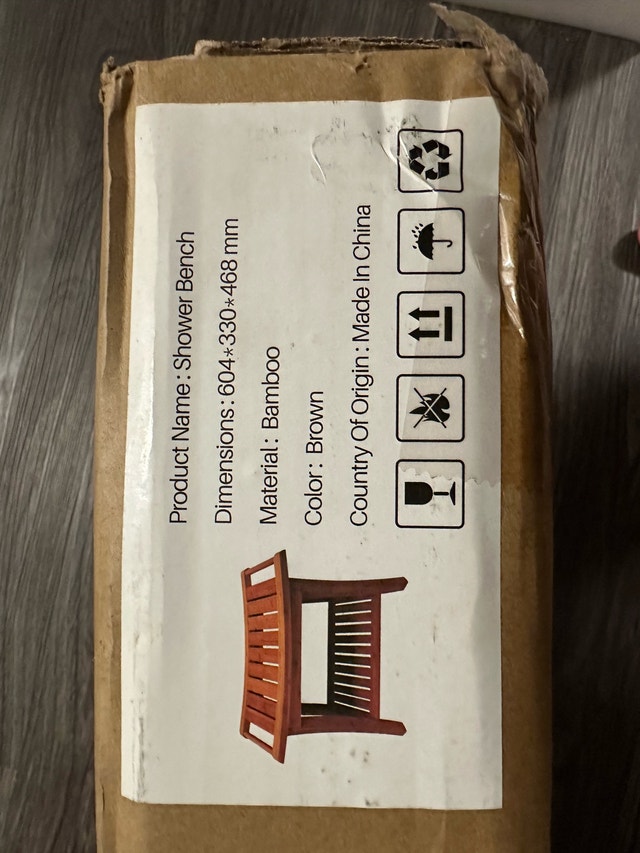 Bamboo Shower Bench – Durable & Stylish - photo 5