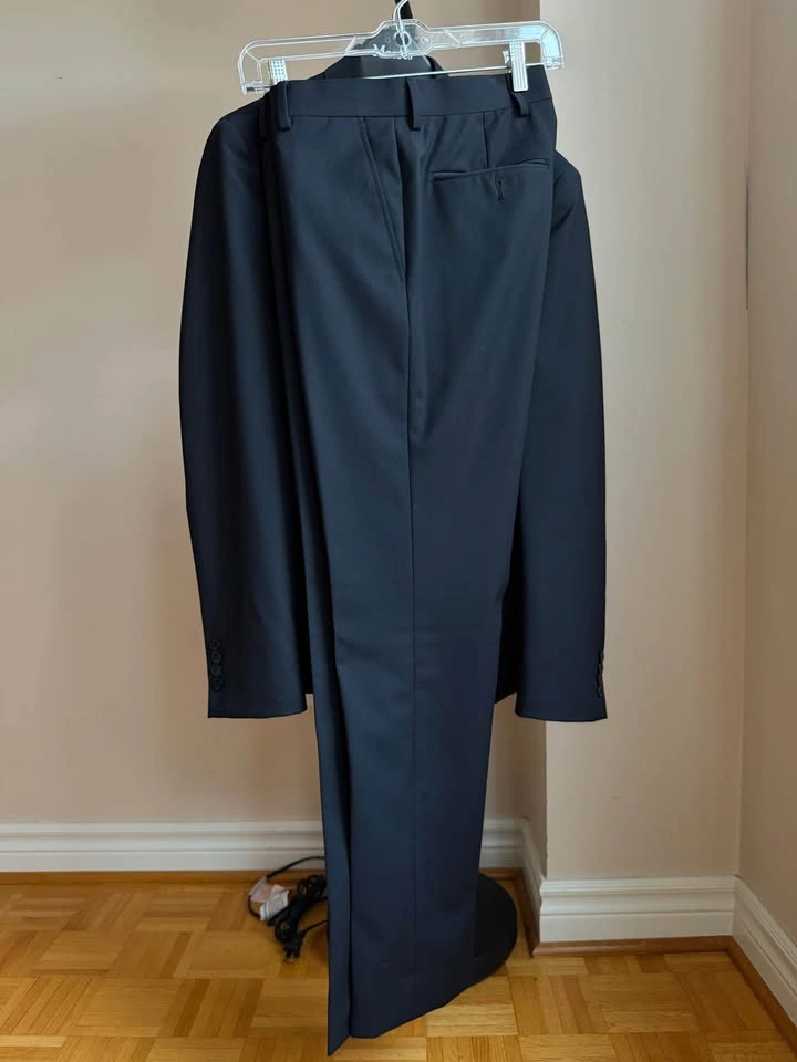Men's Black Suits Size 36 Short / 30 Waist - photo 5
