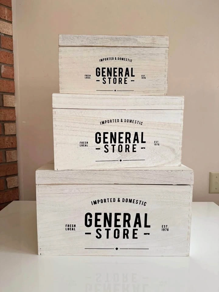Wooden boxes(Set of 3)