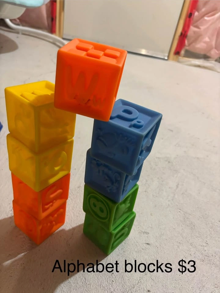 Toys: Xylophone, Caterpillar, Blocks, Shape Sorter - $35 for All - photo 3