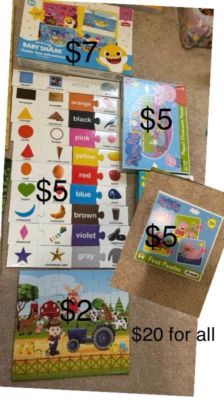 Wooden Puzzles, Board Books, Magnetic Spell Game - photo 3