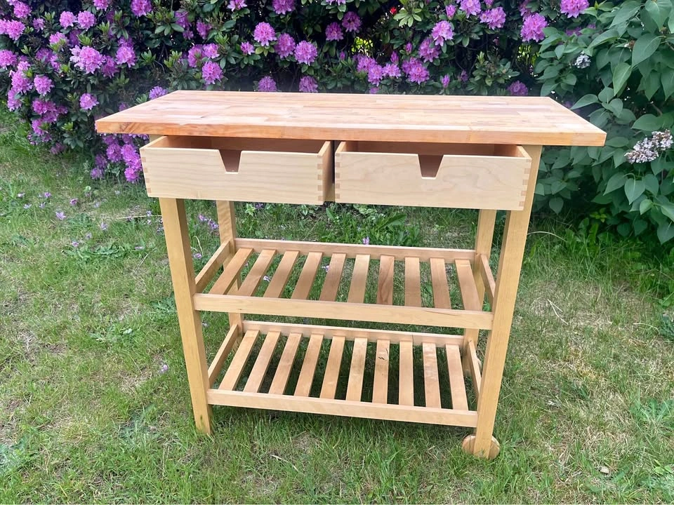 IKEA Kitchen Cart (Solid Birch)