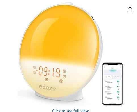 ecozy Wake Up Light Alarm Clock
