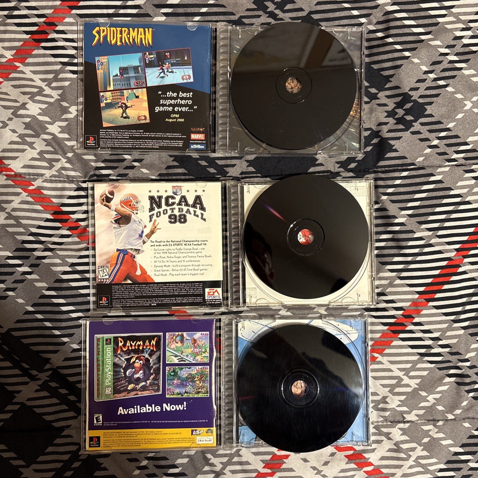Lot Of 3 PS1 Games Spider-Man, Madden 98, & Inspector Gadget - photo 4
