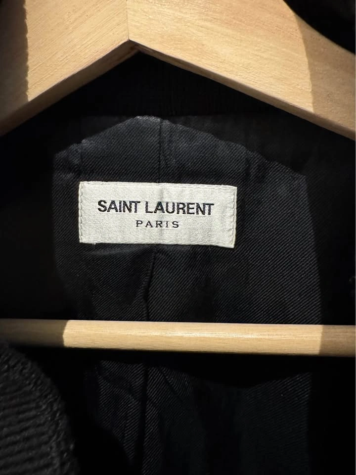 Saint Laurent Snap-Button Bomber Jacket Size 54 - photo 3