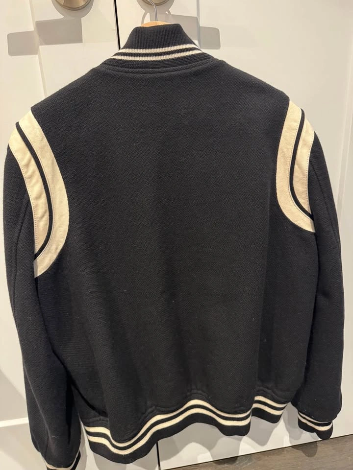 Saint Laurent Snap-Button Bomber Jacket Size 54 - photo 4