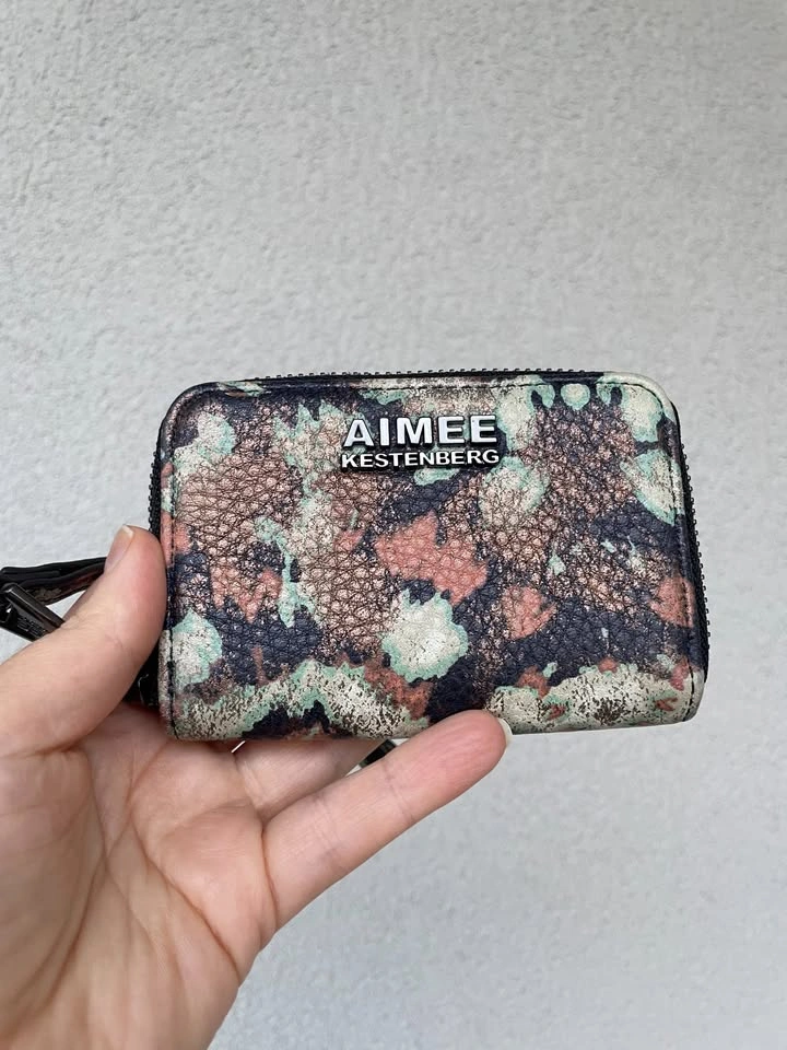 Aimee Kestenberg Floral Metallic Zip Around Wallet - photo 2