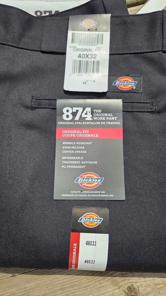 Dickies 874 Original Work Pants 40x32 Dark New with Tags - photo 3