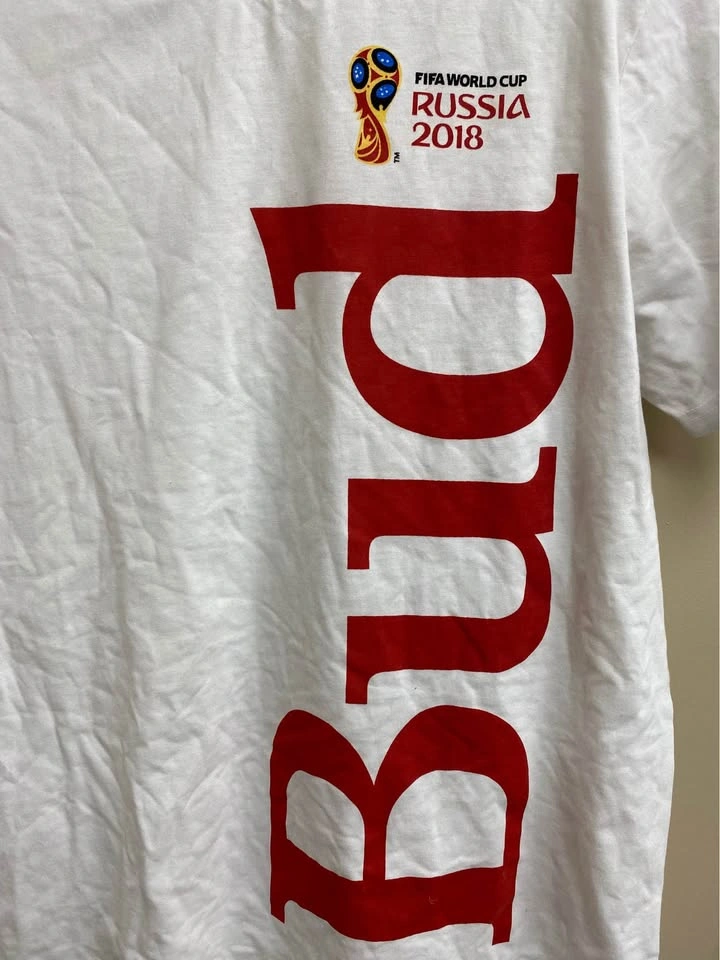 Budweiser FIFA World Cup 2018 T-Shirt Men's XL Soccer - photo 2