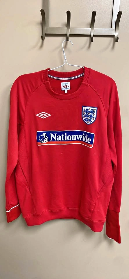 UMBRO England Soccer Crewneck Sweatshirt FIFA World Cup