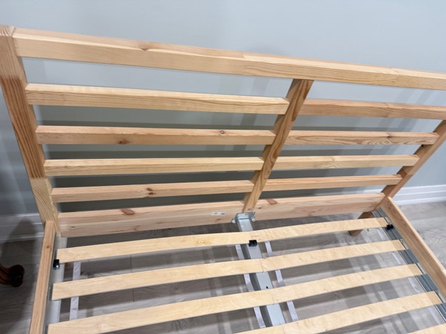 IKEA Double Bed Frame + Mattress – $100 - photo 3