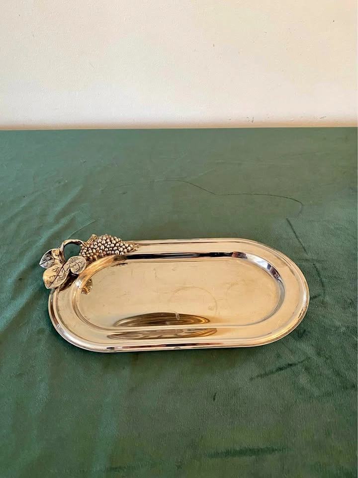 vintage Silver Plated Small Tray