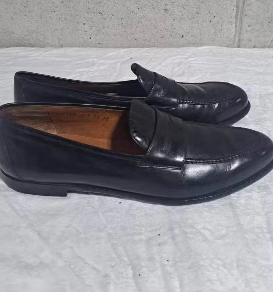 Authentic Salvatore Ferragamo Men’s Polished Leather Penny Loafe - photo 3
