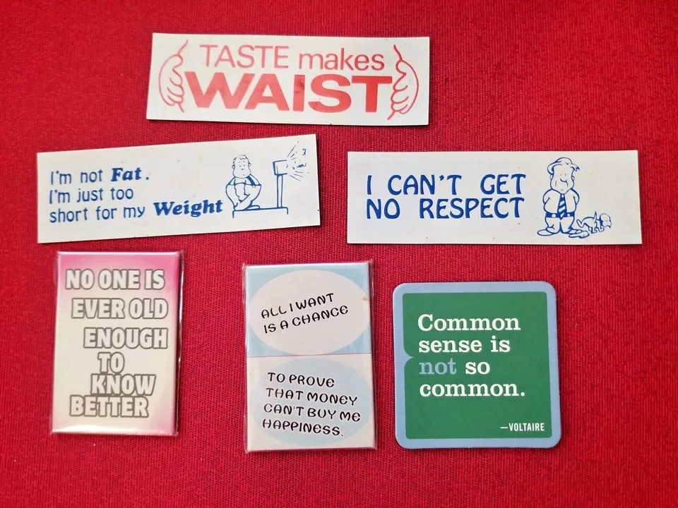 Funny Vintage Quote Magnets
