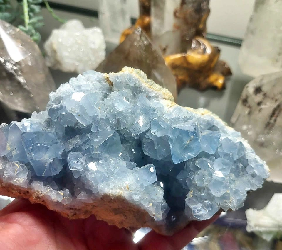 Celestite Crystal Specimen
