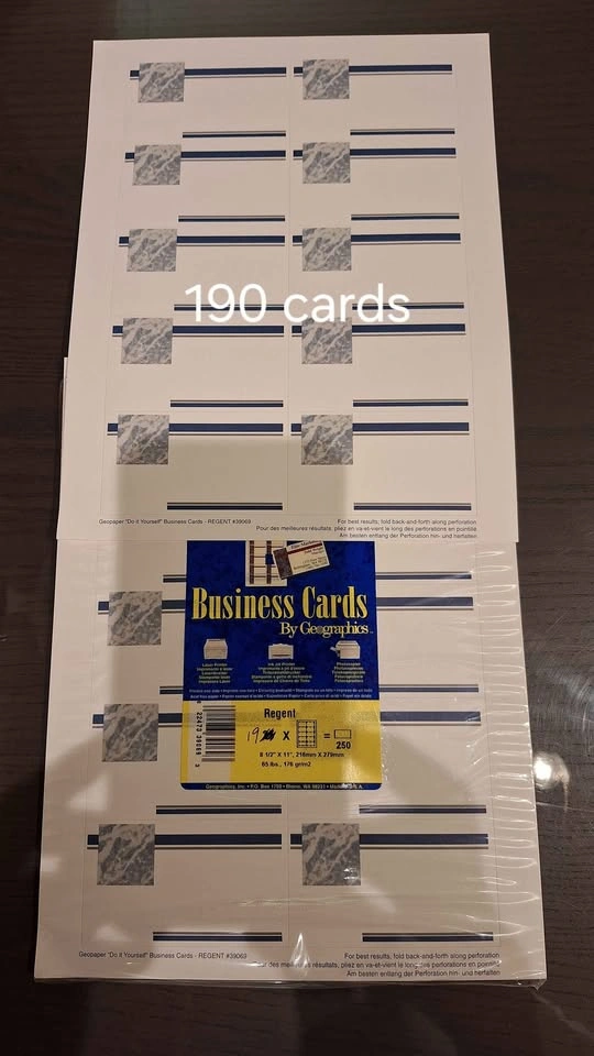 Geographics Business Cards 5 Packs - photo 3