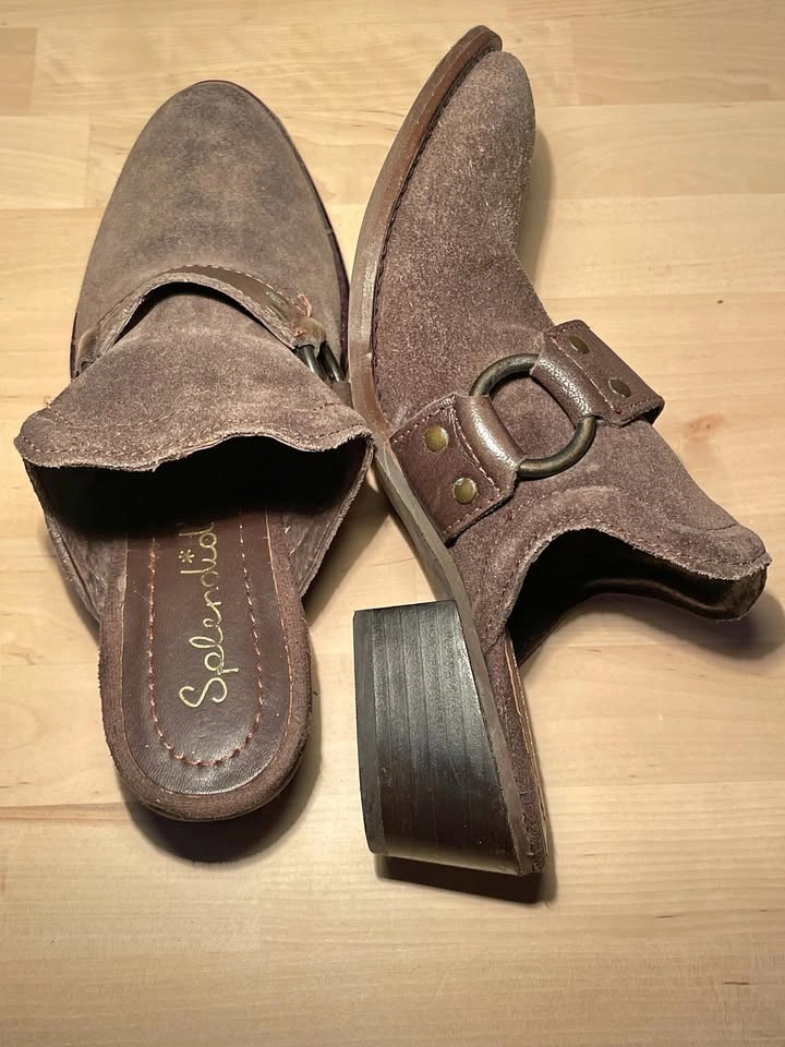 Lucky Brand Brown Suede Sandals - Size 7.5