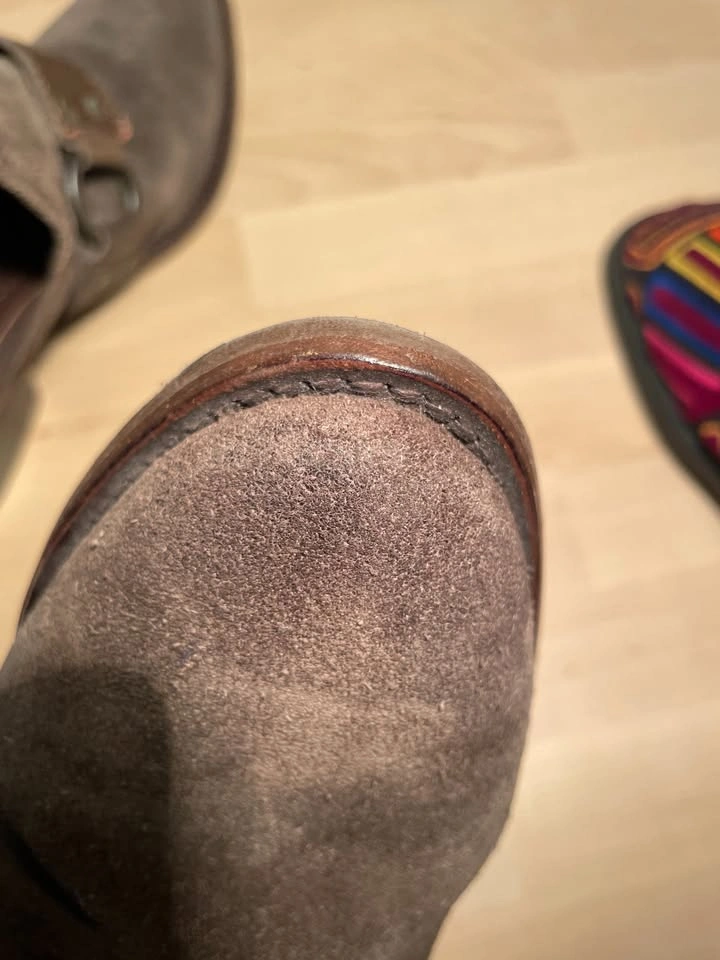 Lucky Brand Brown Suede Sandals - Size 7.5 - photo 4