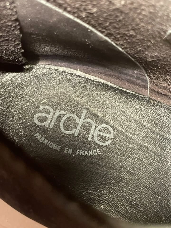 Arche France Leather Ankle Shoes, size US 8 - photo 4