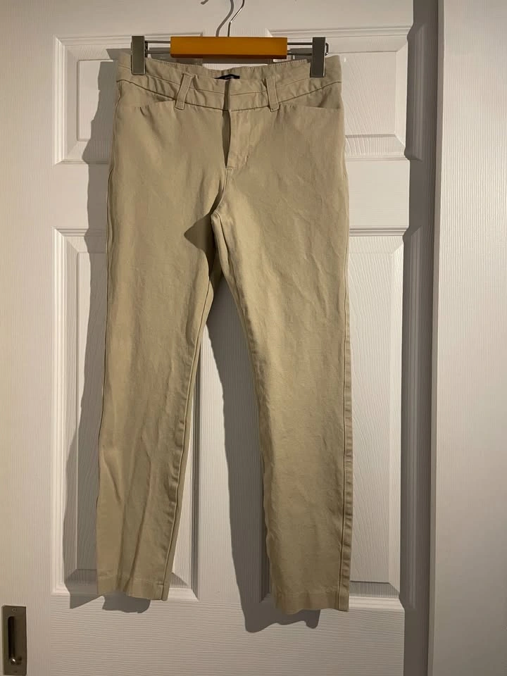 GAP Slim City Crop Cotton Pants, Size 0R, Tailored Ankle Work Ca - photo 2