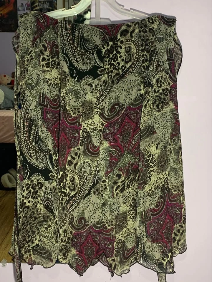 Long pattern skirt - photo 2
