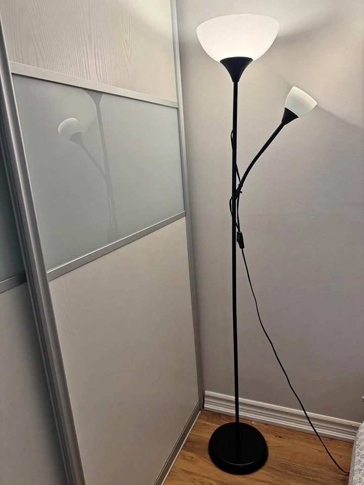 IKEA Mother-Daughter Floor Lamp + Small Bulb + Big Bulb