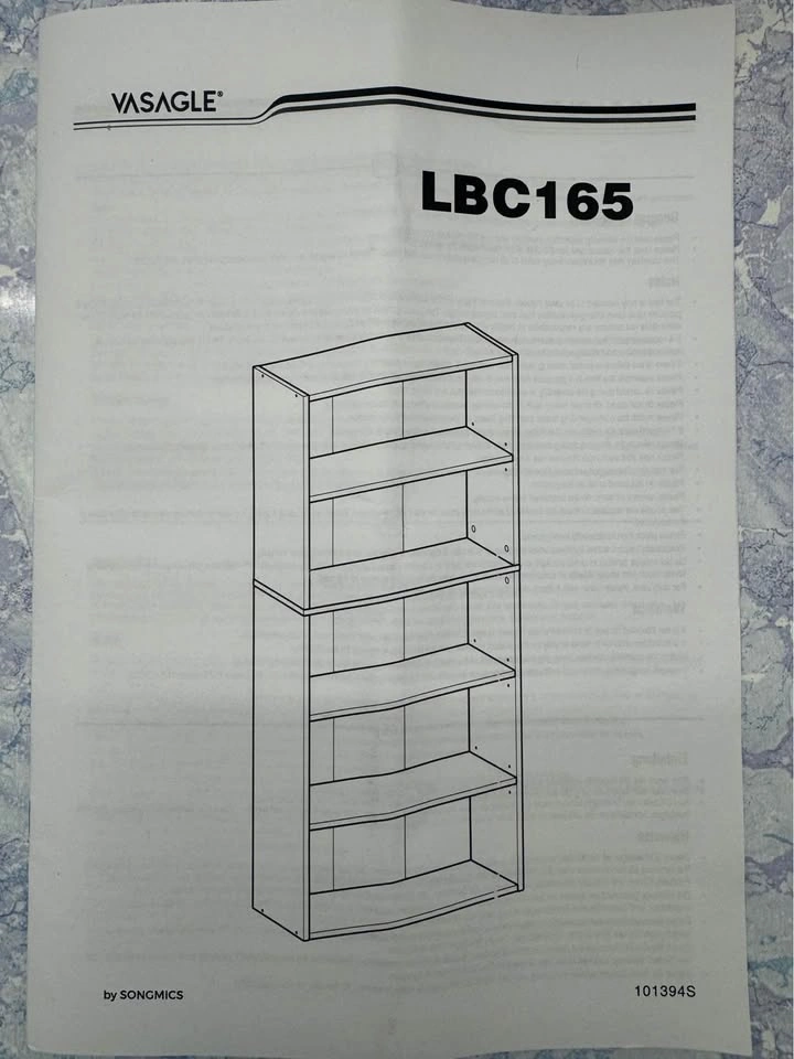Rustic Brown 5-Tier Bookshelf - photo 5