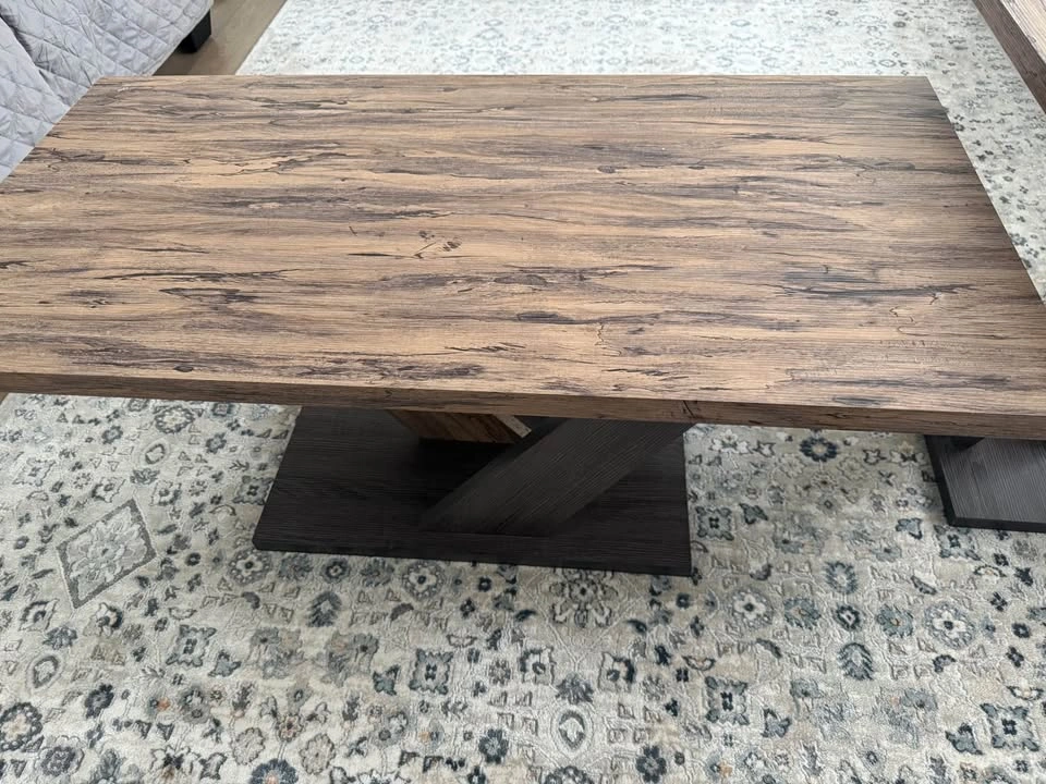 Modern Wood Grain Coffee Tables - photo 2