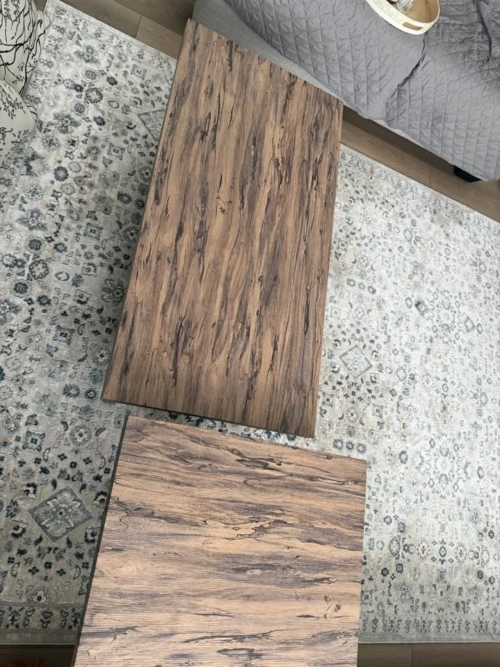 Modern Wood Grain Coffee Tables - photo 5