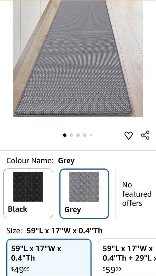 DEXI Anti Fatigue Runner Mat - Brown/Grey - photo 4