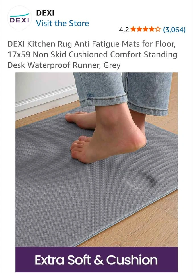 DEXI Anti Fatigue Runner Mat - Brown/Grey - photo 5