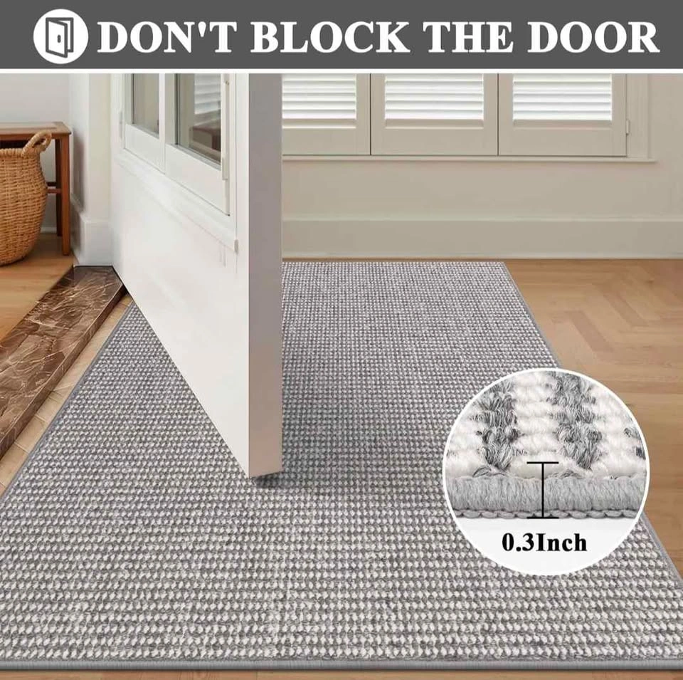 Grey/White Floor Mat 3 ft x 5 ft - photo 5