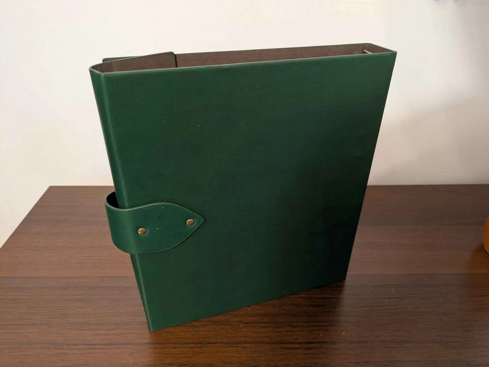 Album Binder with Dark Green Embossed Tree Cover - photo 2