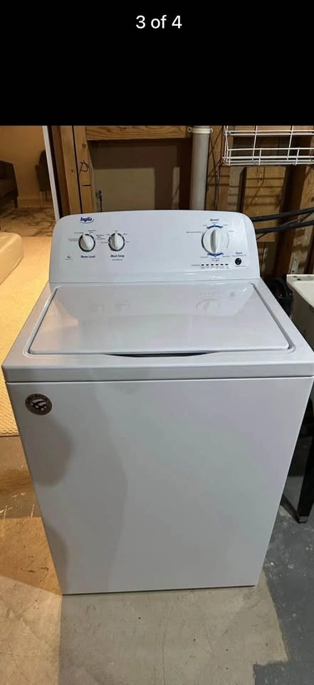 White Inglis Washer and Dryer Combo - Perfect Condition - photo 2