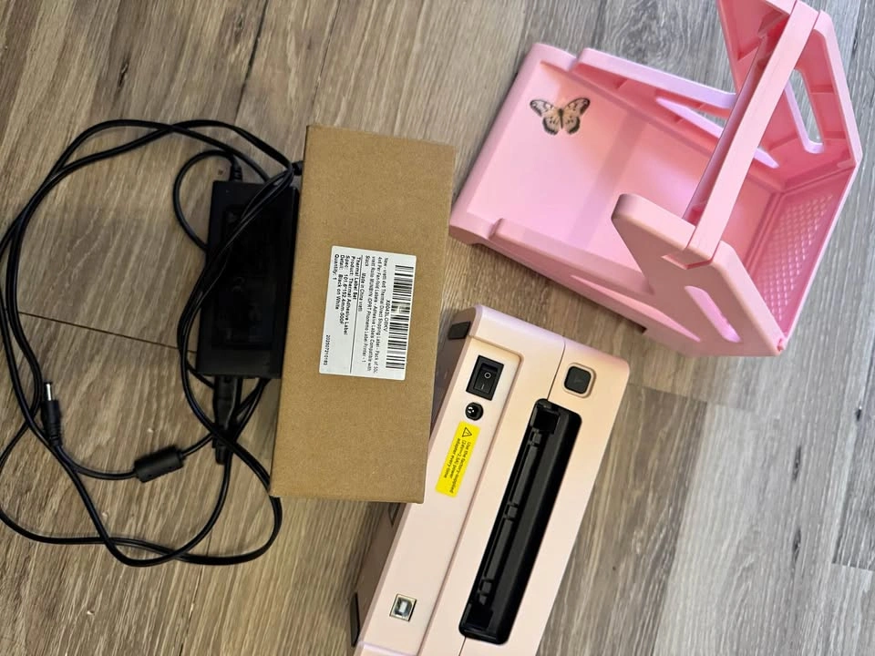 4x6 Thermal Label Printer with Holder & 500 Labels