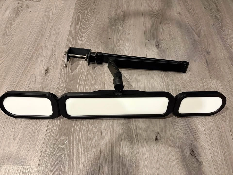 LED Light Panel with Desk Clamp